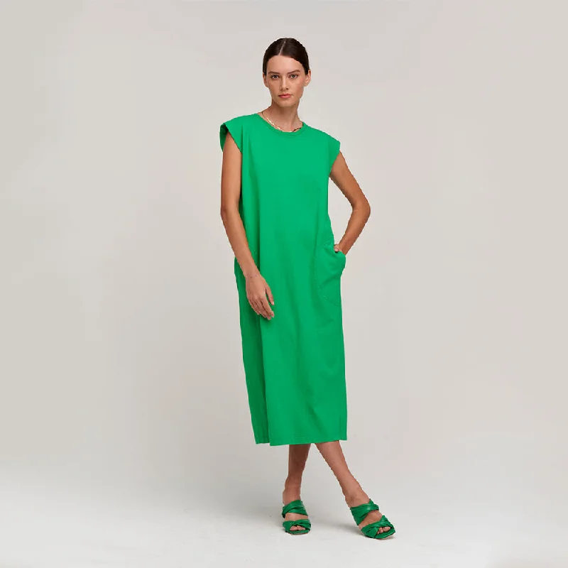 Kenny Light Structured Cotton Dress (Acid)