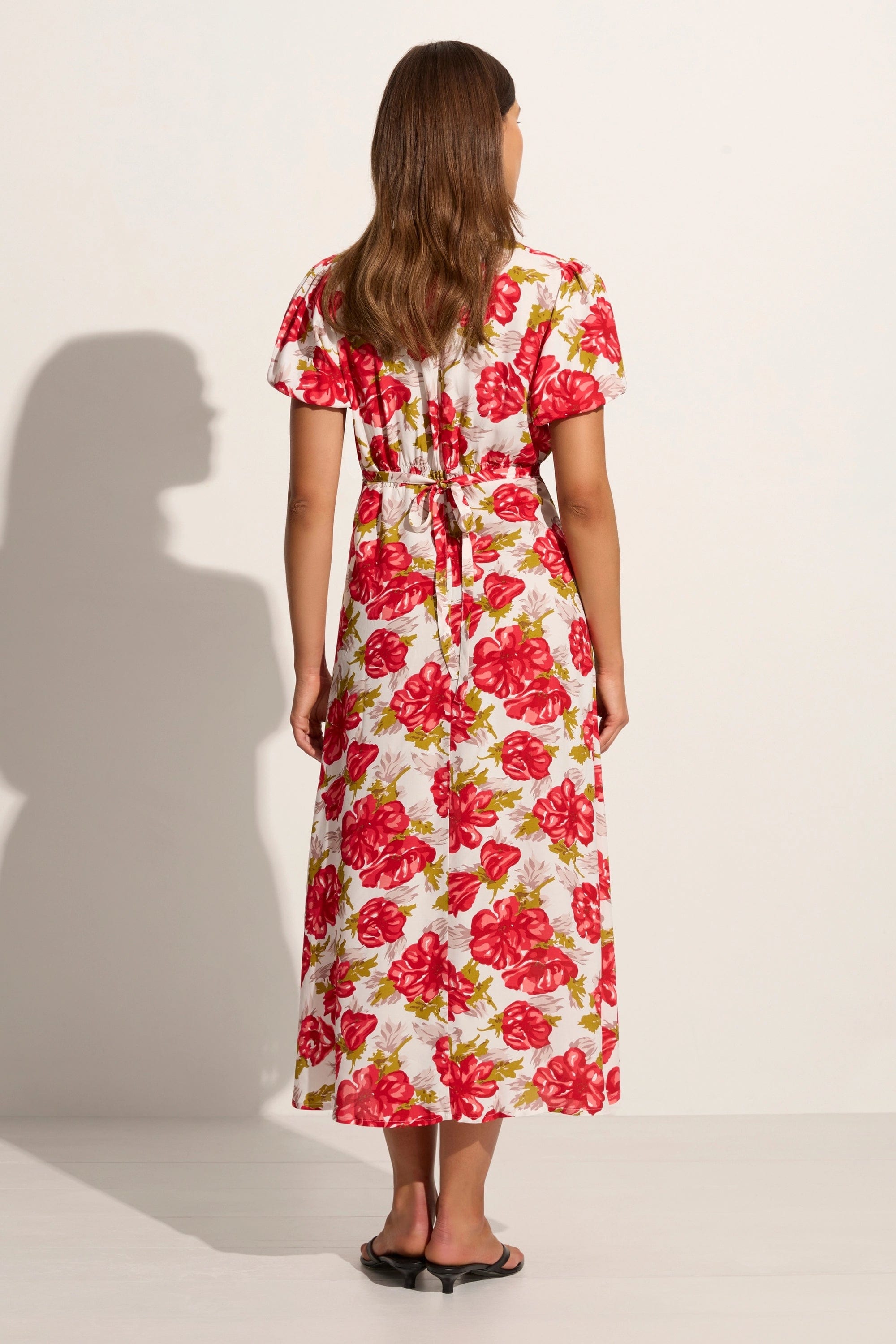 Bellavista Midi Dress Isadora Floral Red - Final Sale