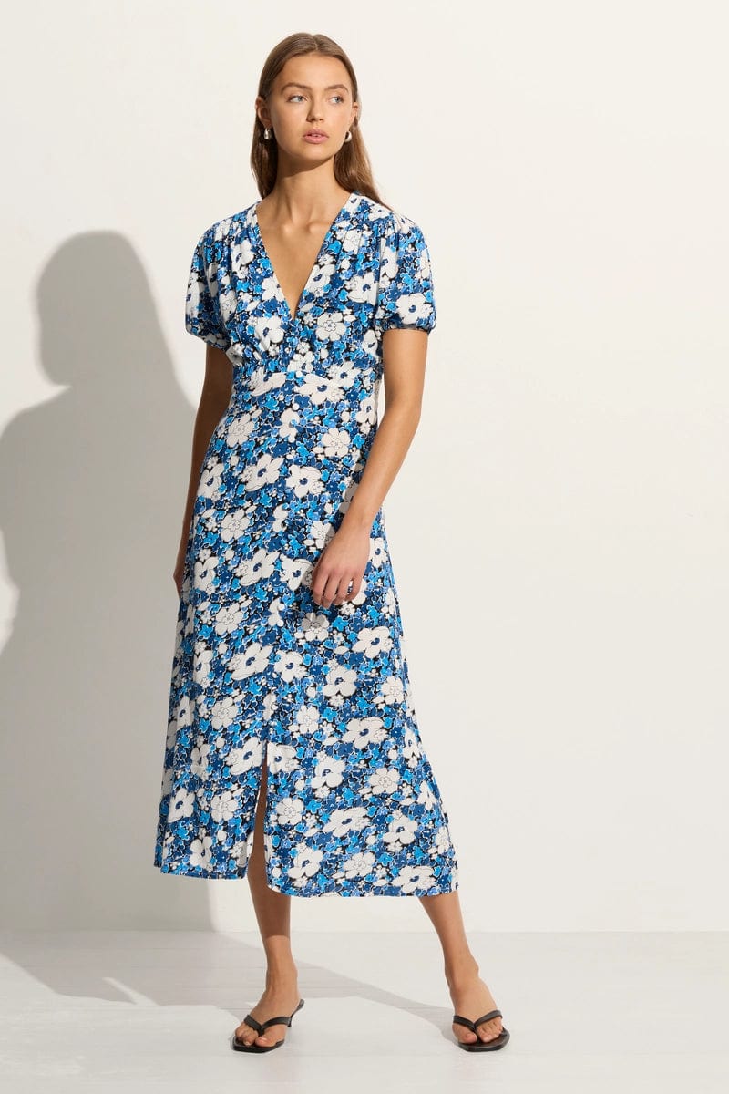 Bellavista Midi Dress Vita Bella Floral Blue (Exclusive) - Final Sale