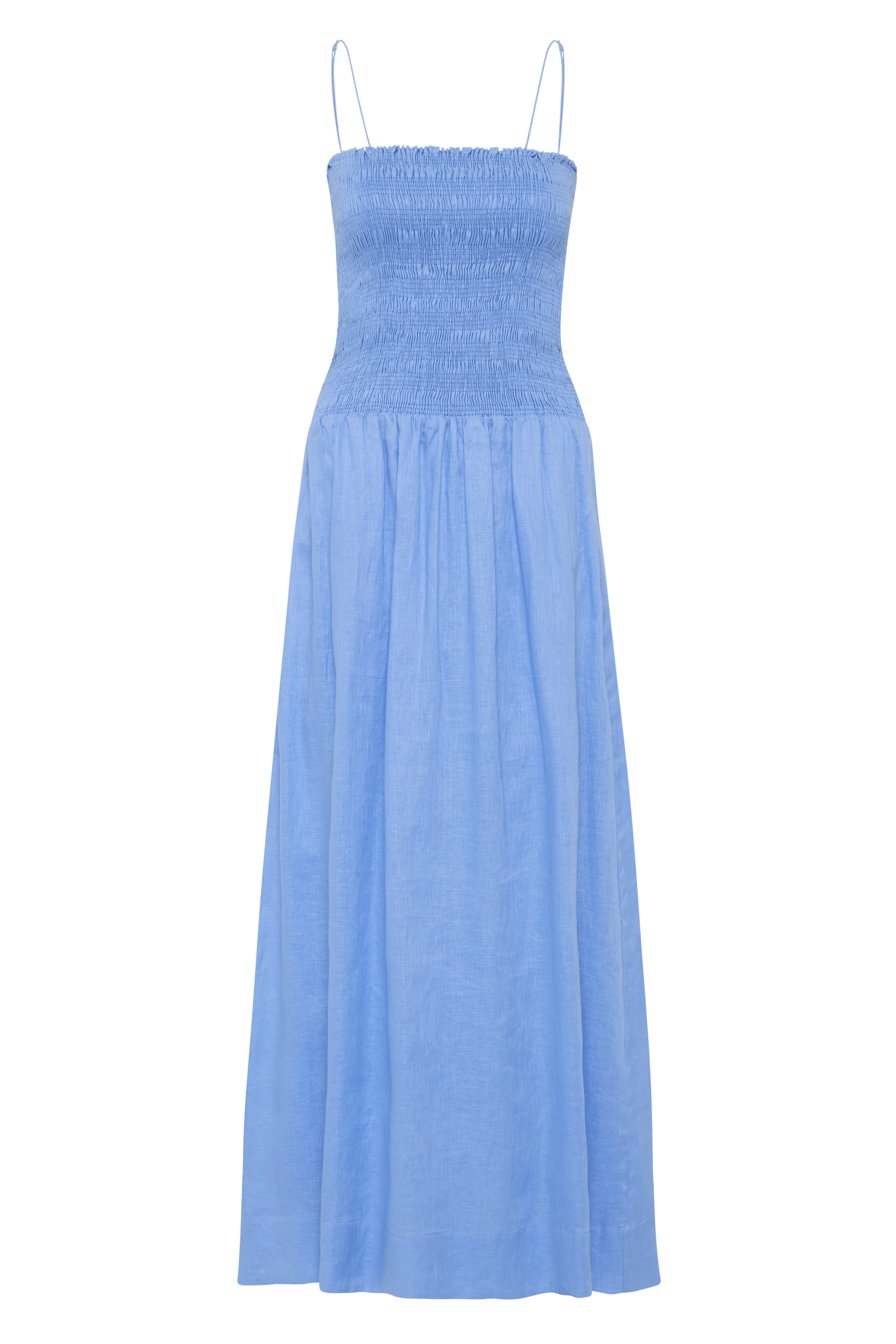 Geriba Midi Dress Mid Blue