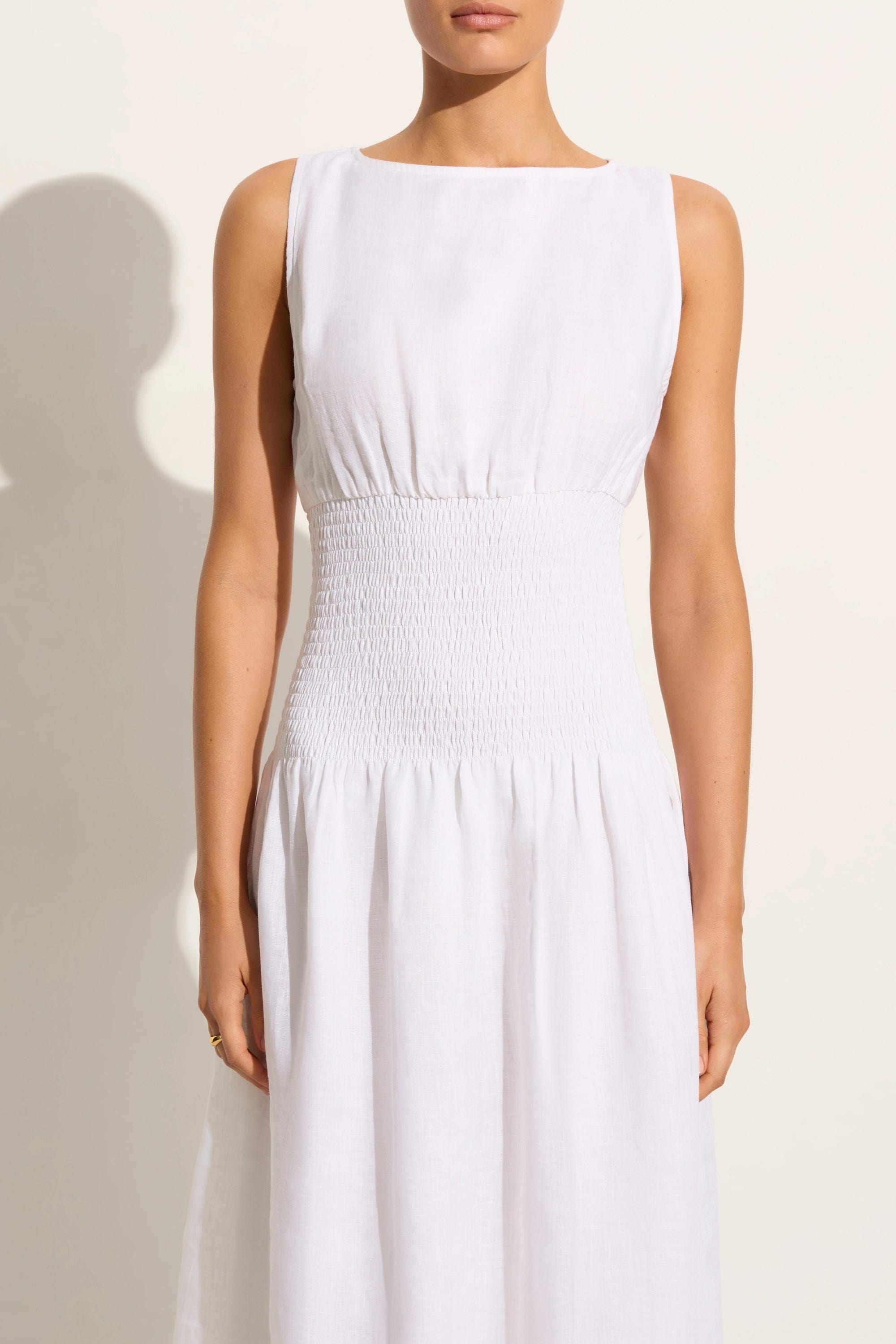 La Canella Midi Dress White - Final Sale