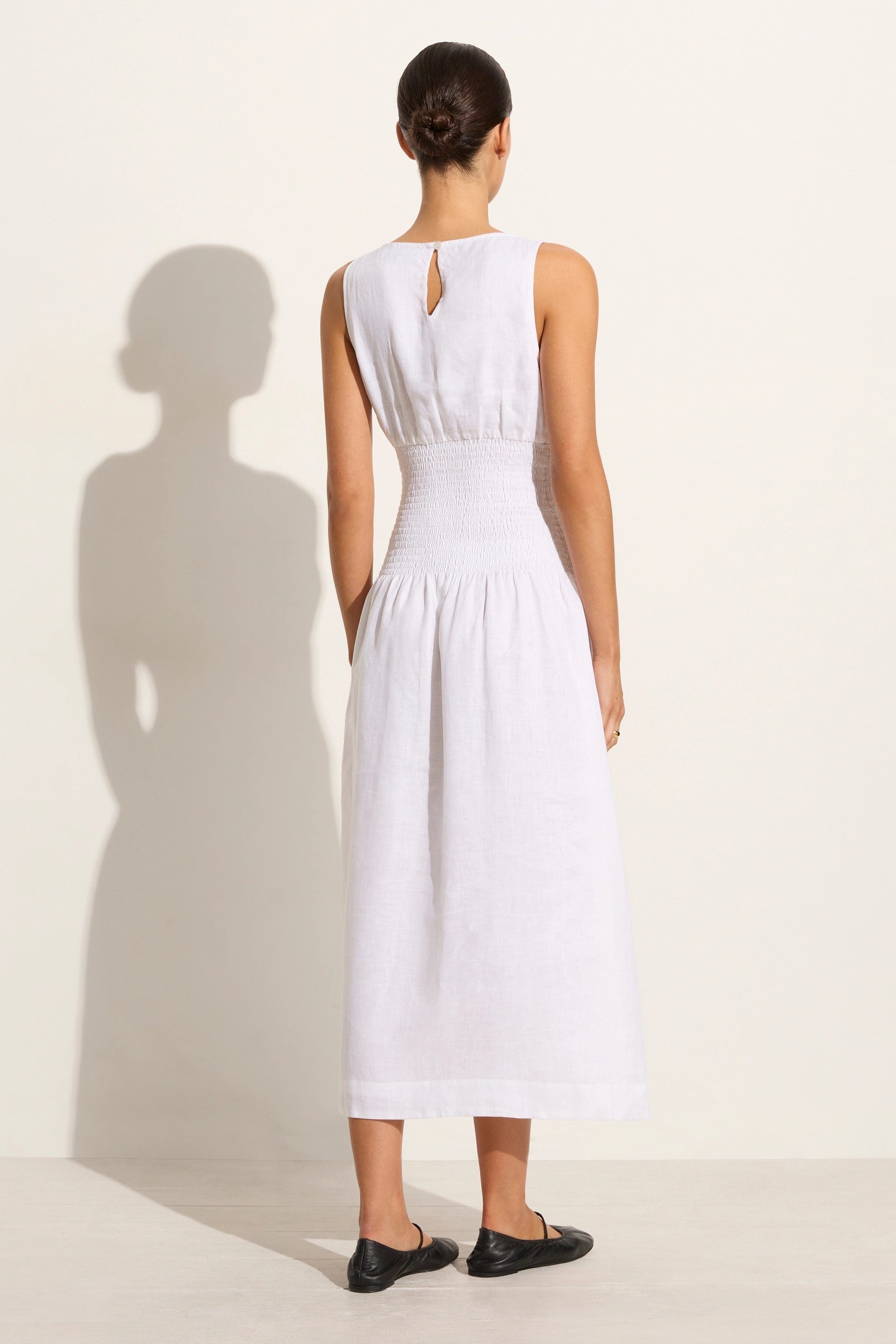 La Canella Midi Dress White - Final Sale