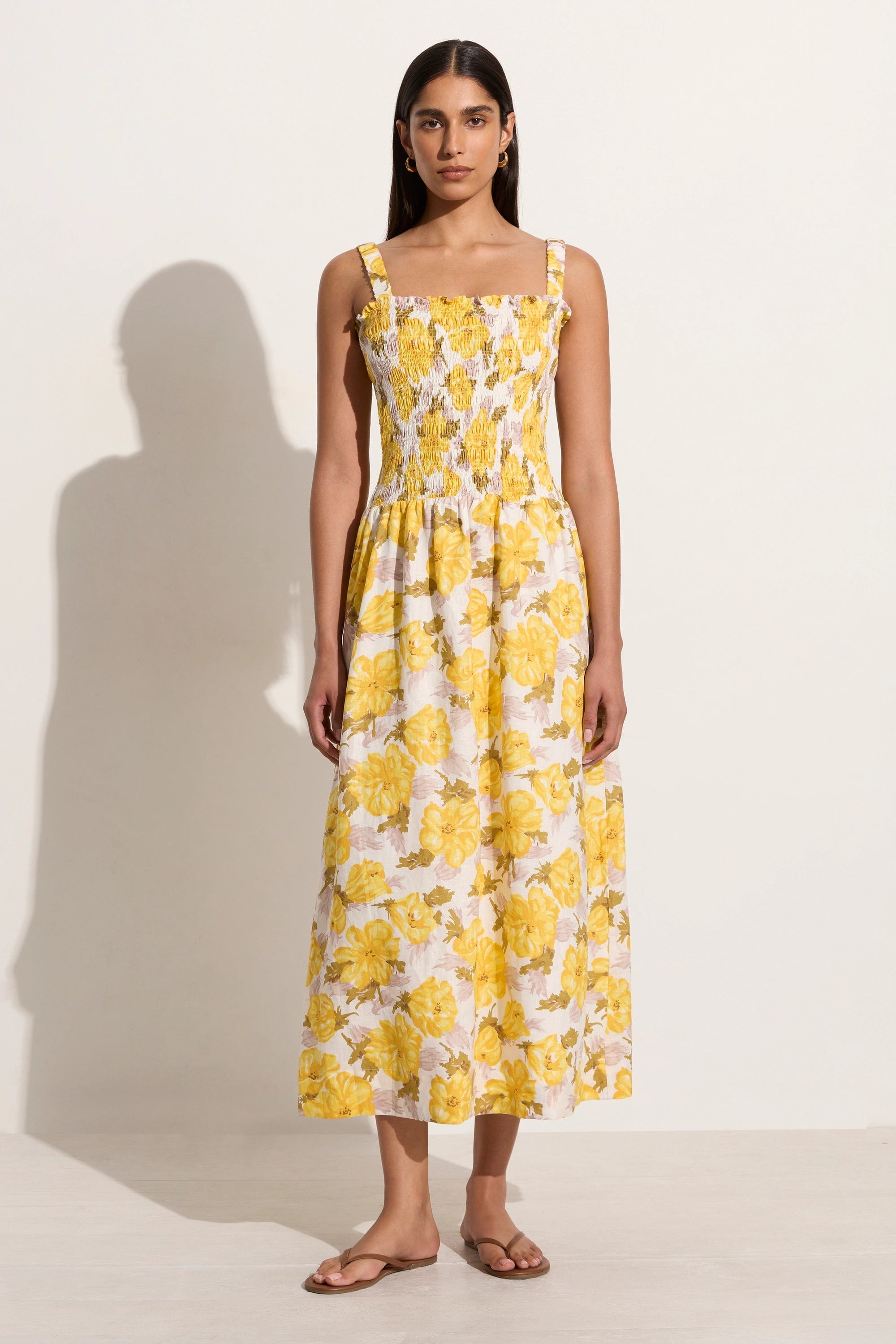 Messina Midi Dress Isadora Floral - Final Sale