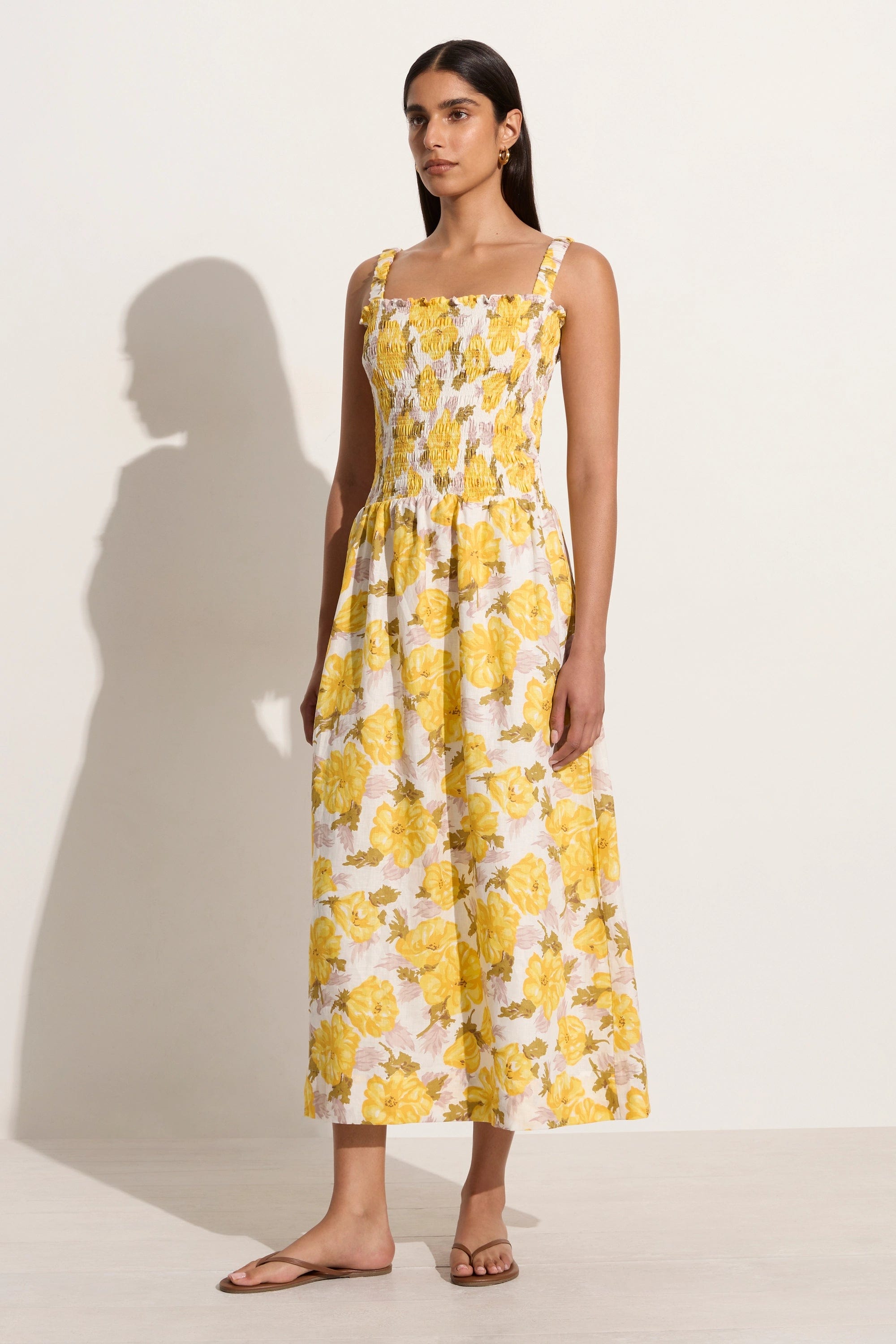 Messina Midi Dress Isadora Floral - Final Sale